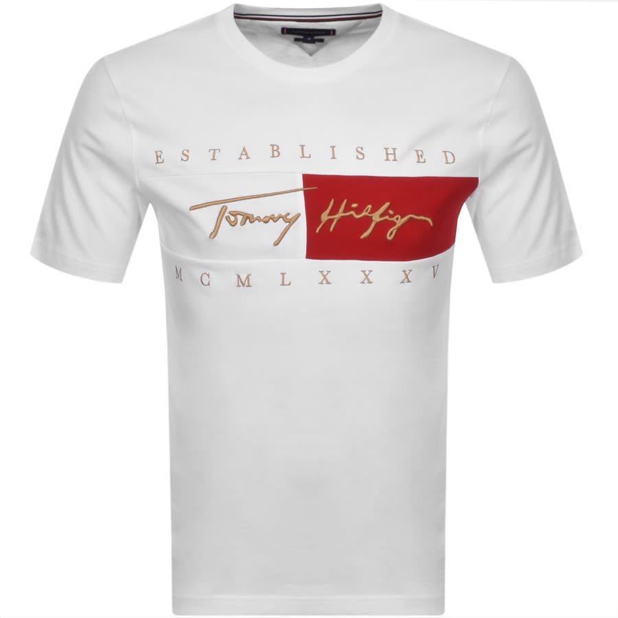 Alternative Image for ProductTommy Hilfiger Logo T Shirt White1